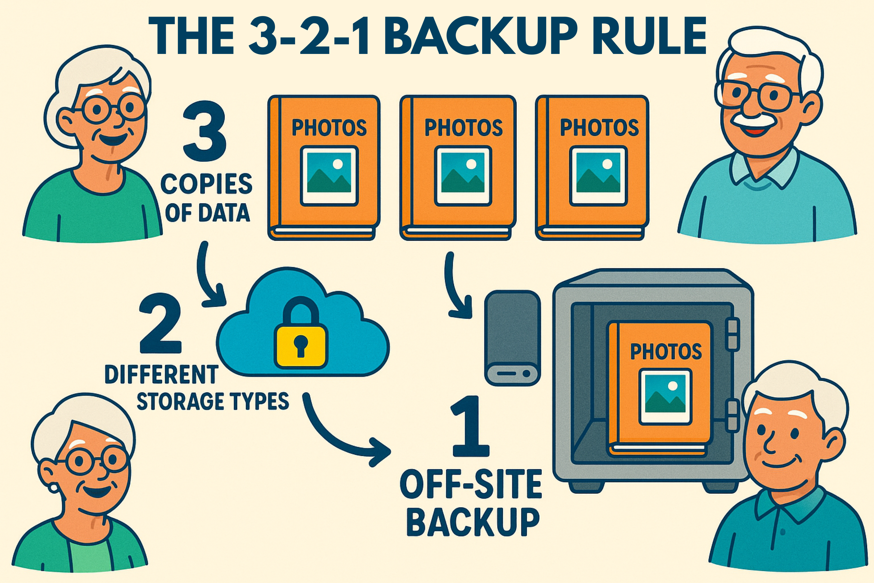3-2-1 Backup Strategy visual