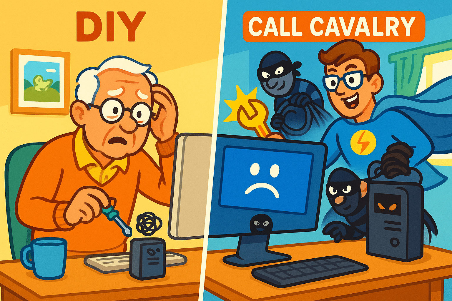 Call Tech Problem When to Call in the Cavalry Identifying When You Need Professional Tech ...