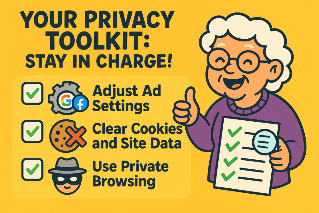 Take charge of your online experience! Use these simple steps—adjust your ad preferences, clear cookies, browse privately, and understand privacy policies—to keep your shopping personalized and your data safe.
