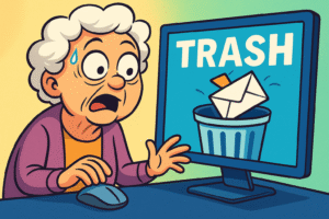 recovering accidentally deleted emails