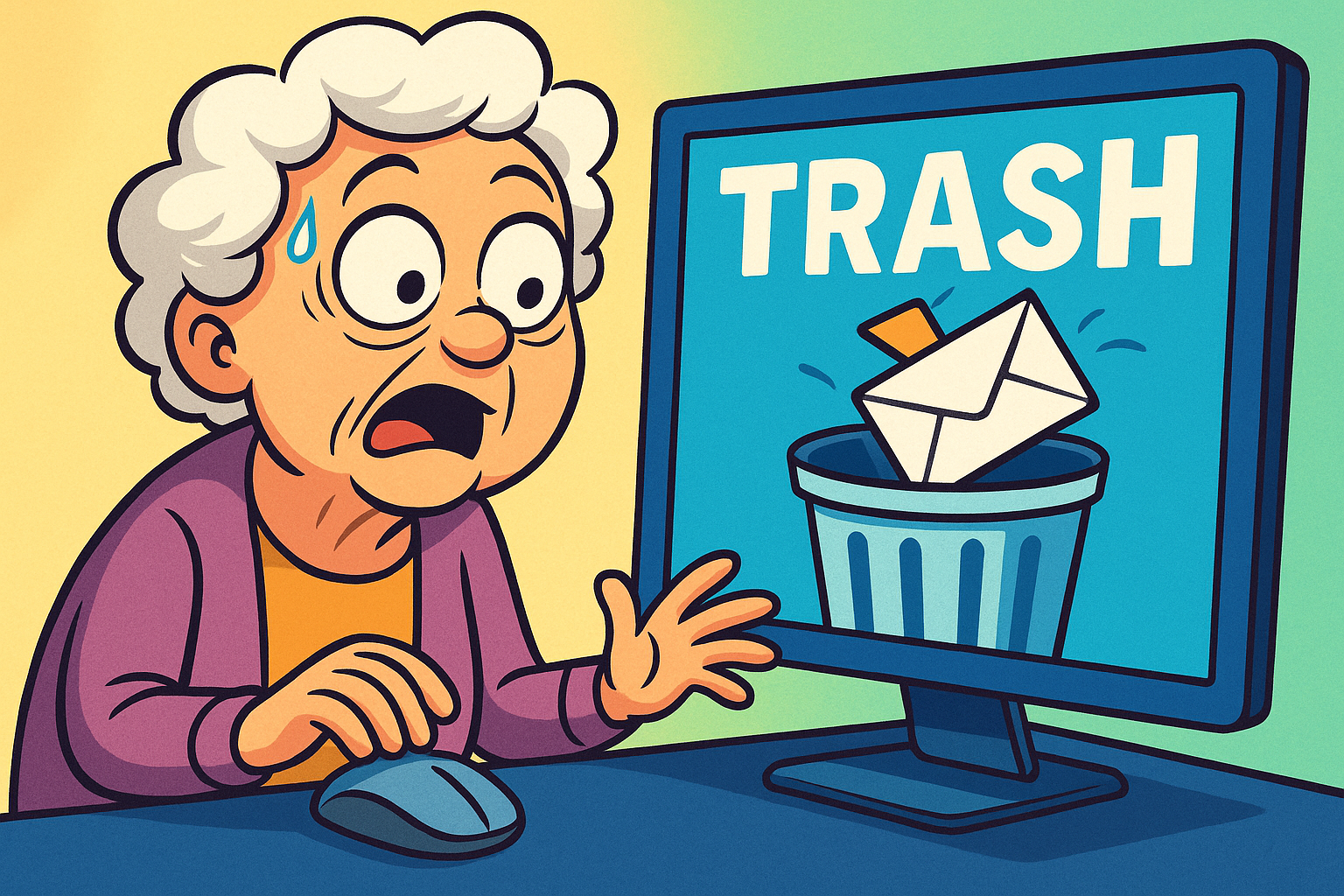 recovering accidentally deleted emails