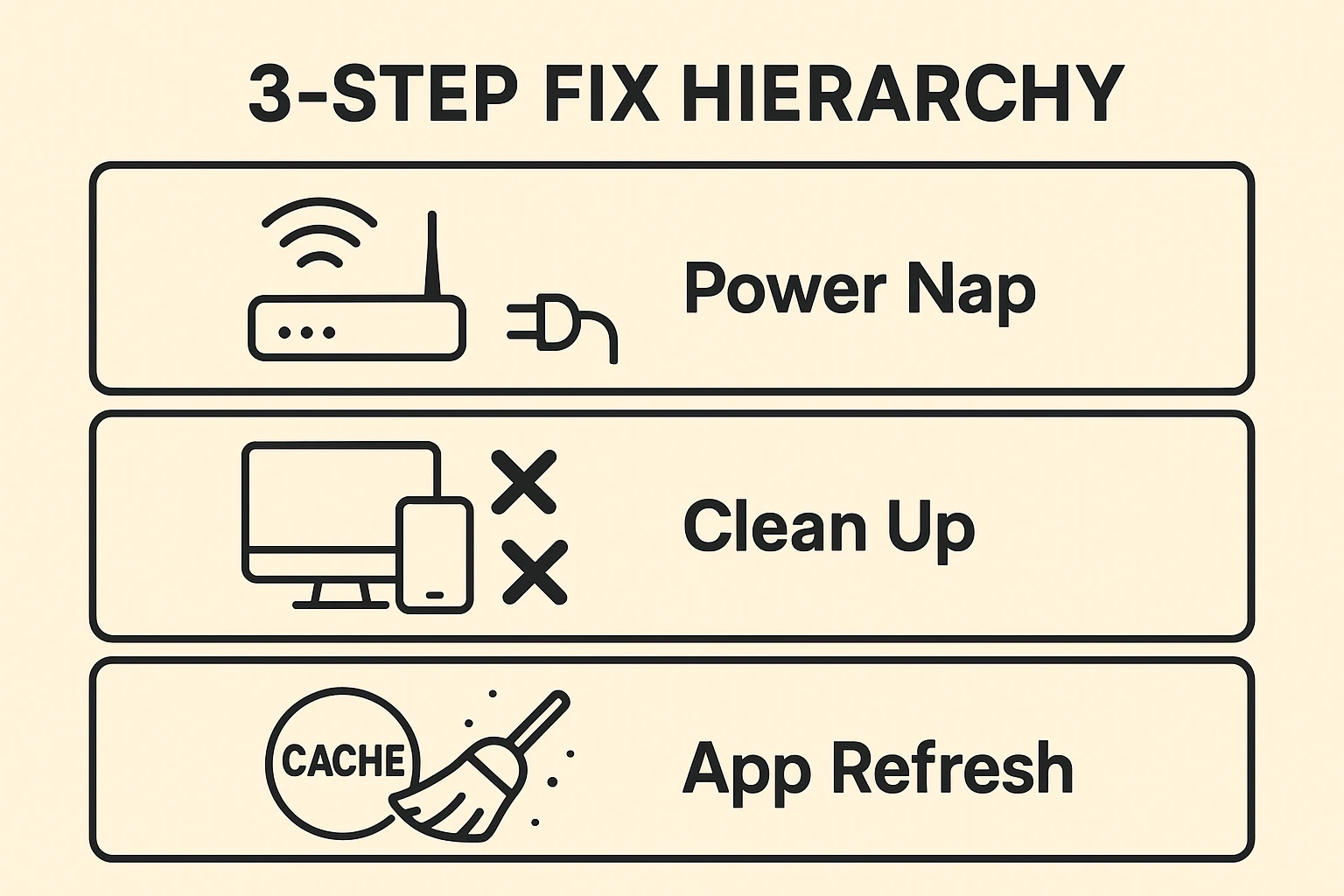 3-Step Fix Hierarchy to reduce buffering