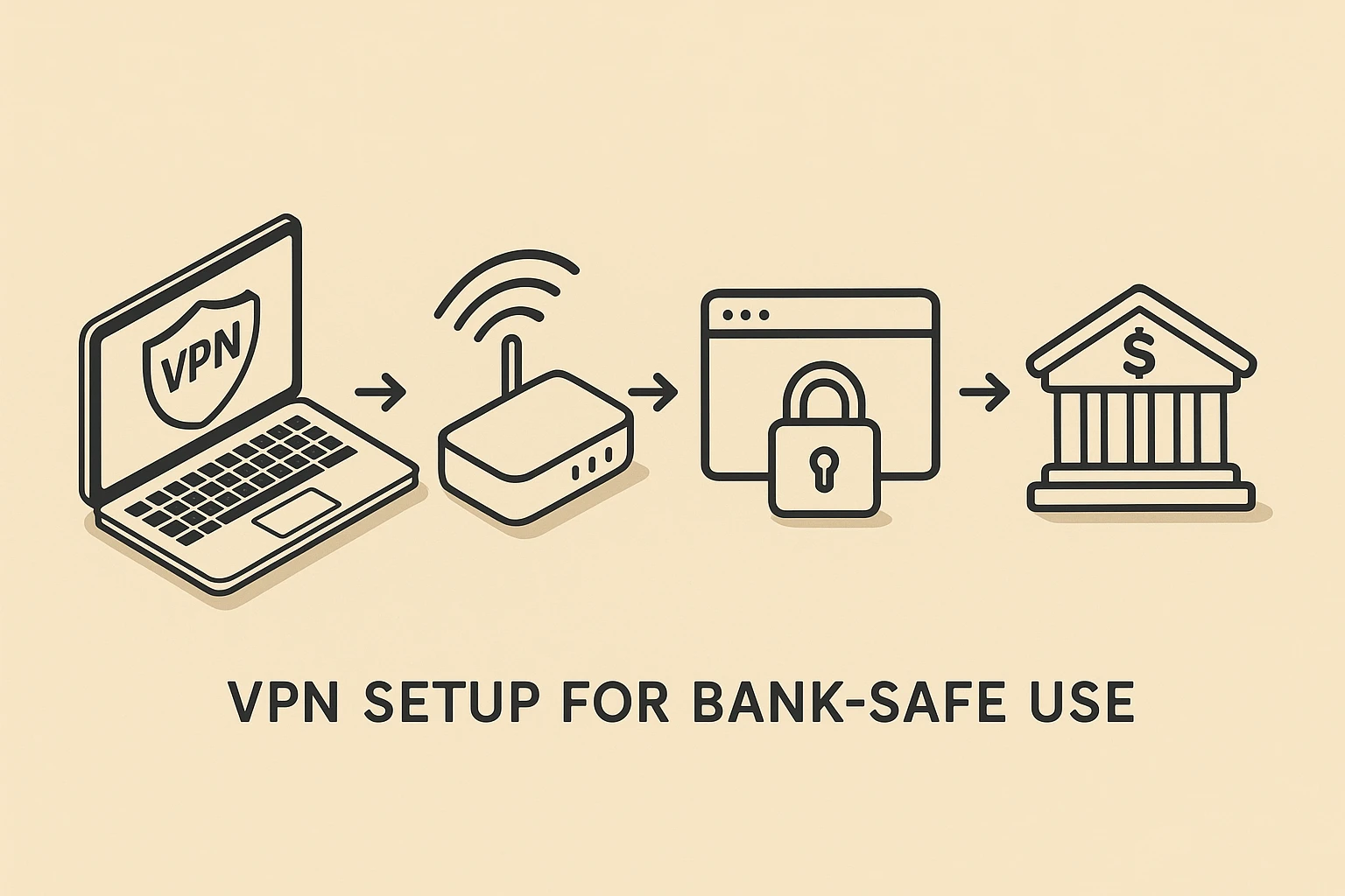 Step-by-step guide clarifying how seniors can securely use VPNs without triggering bank fraud alerts.