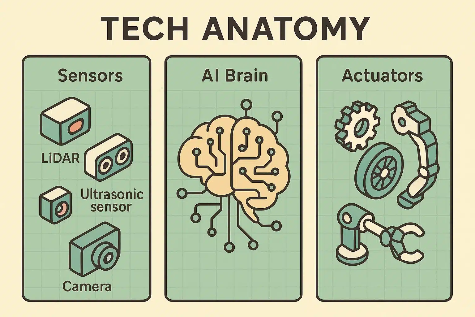 Core technology components of smart mobility robots