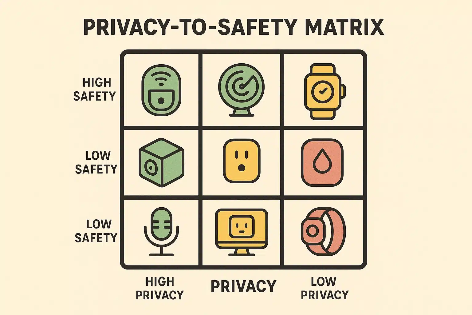 Supports families in selecting appropriate smart home monitoring technologies that balance privacy and safety for seniors.